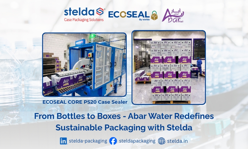 Packaging sustainability efficiency with Stelda at Abar Water