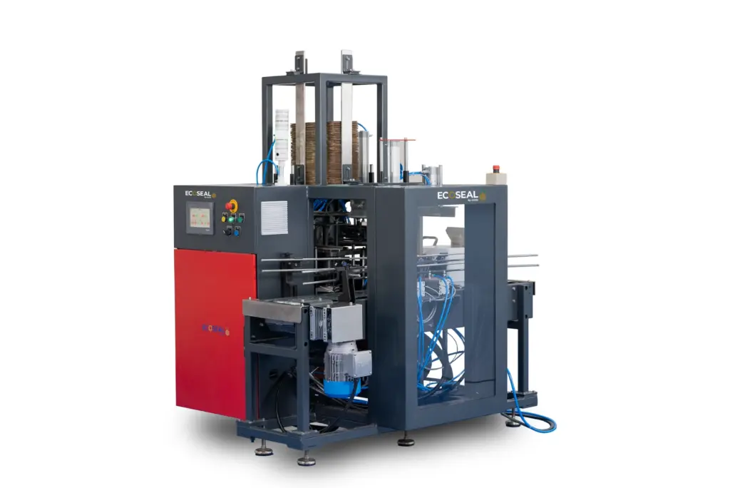 ECOSEAL CORE TCP 10 automatic tin collar placer machine for edible oil tins